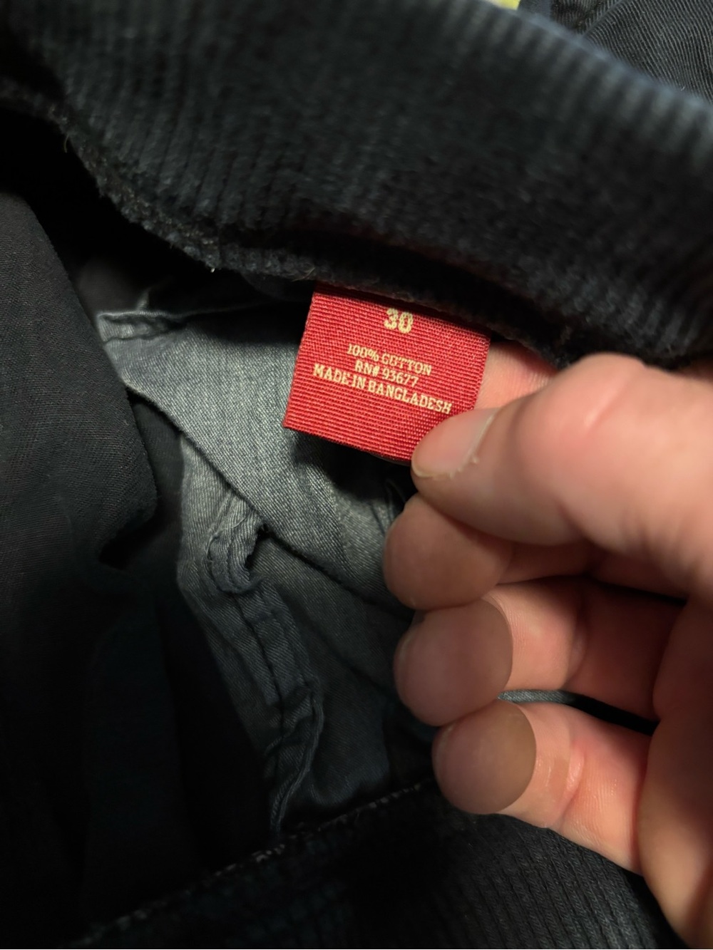 Arizona Jean Company Black Sweatpants with Red Tag